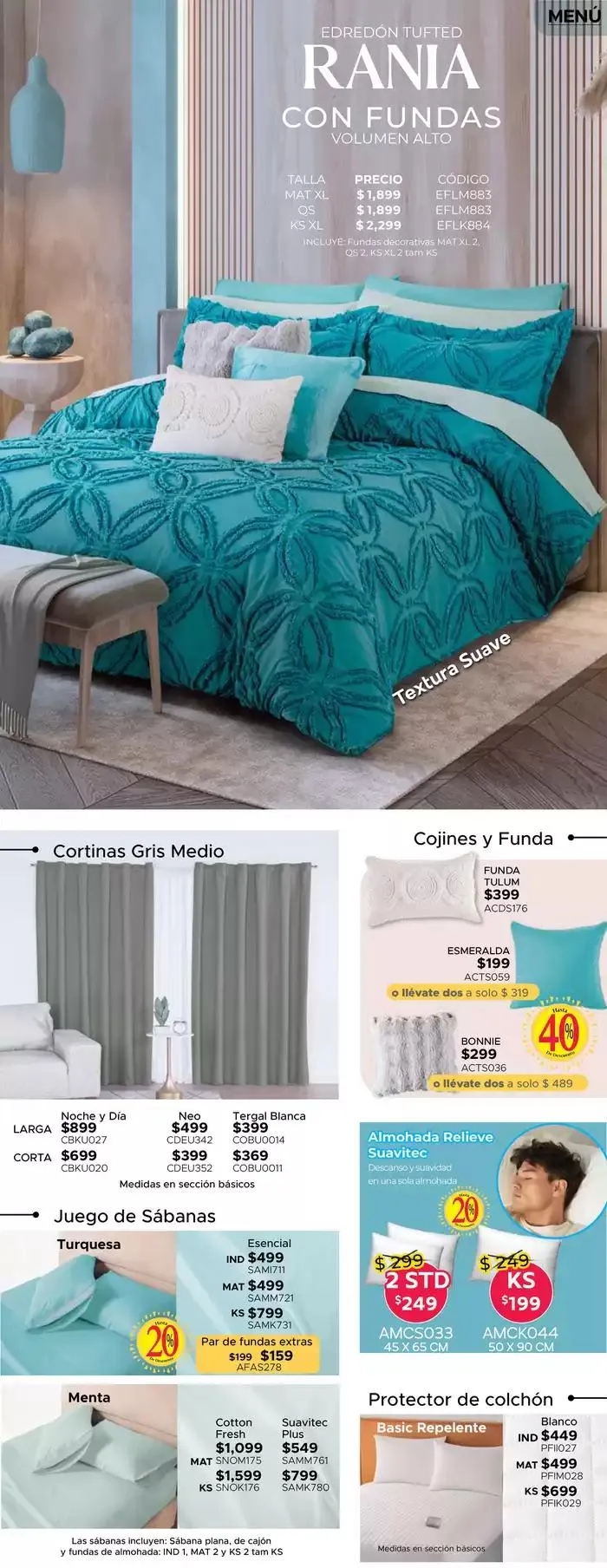 Catálogo de Ofertas Colchas Concord 4 de marzo al 31 de marzo 2025 - Pagina 12