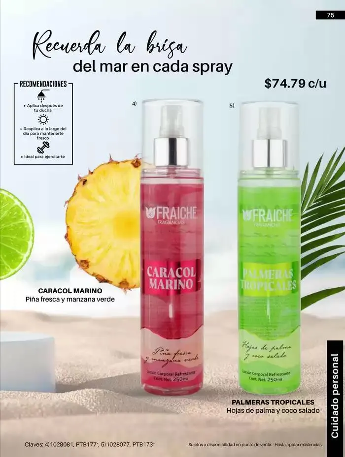 Catálogo de Catálogo 2025 3 de abril al 31 de diciembre 2025 - Pagina 75