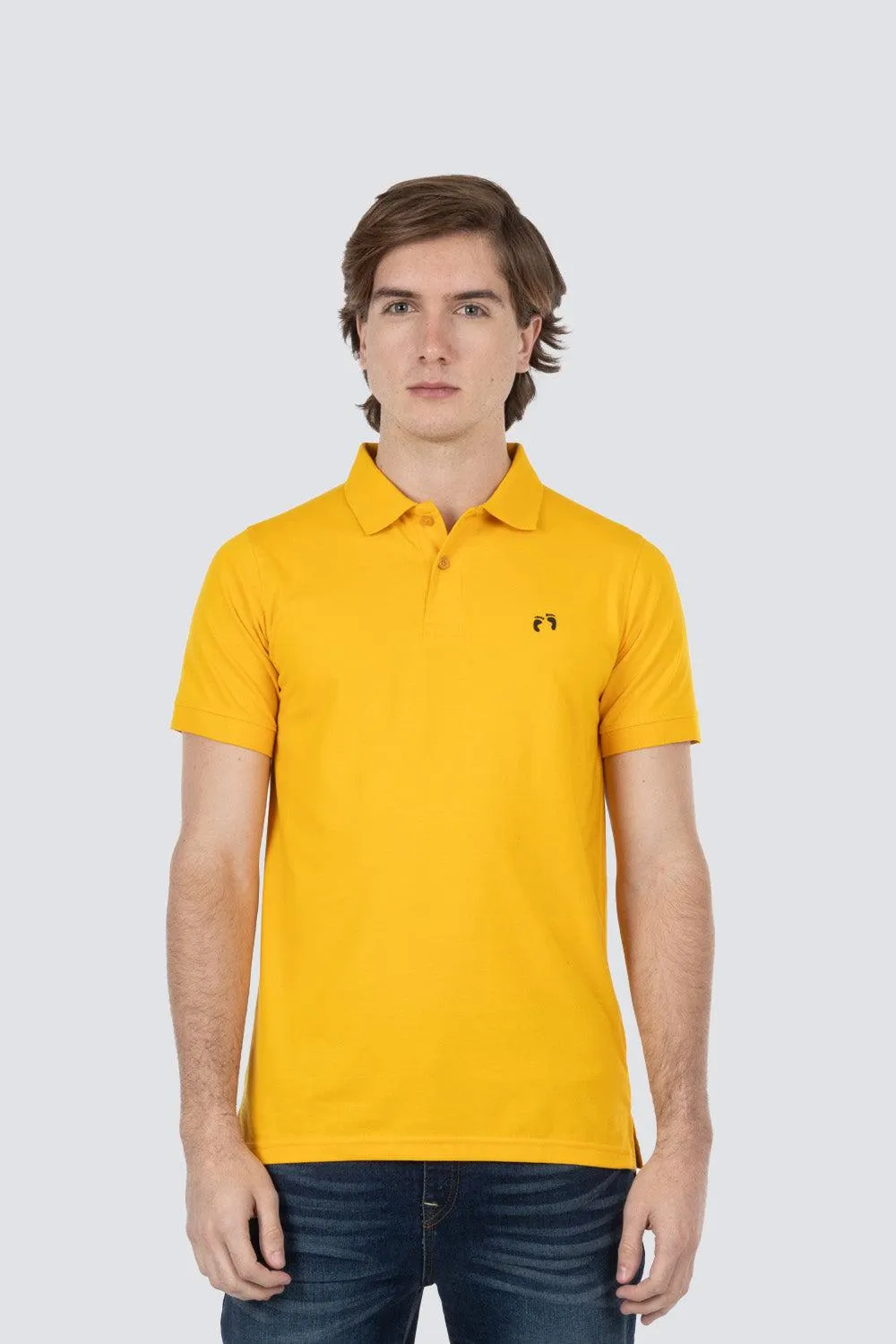 Polo chifón amarilla