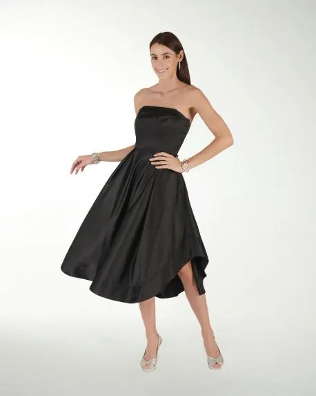 VESTIDO CC LISO STRAPLESS