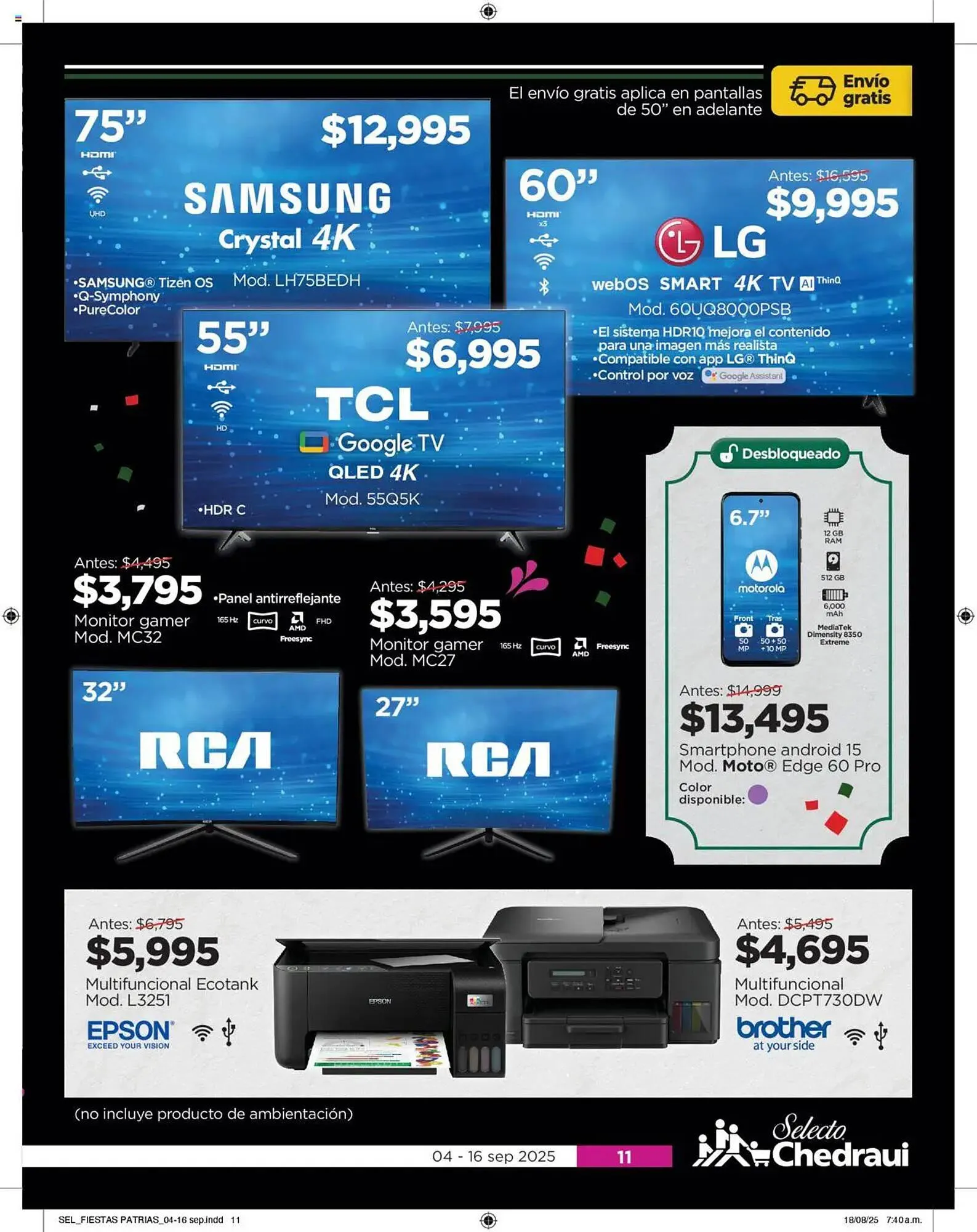 Catálogo de Folleto Chedraui 4 de septiembre al 17 de septiembre 2025 - Pagina 11