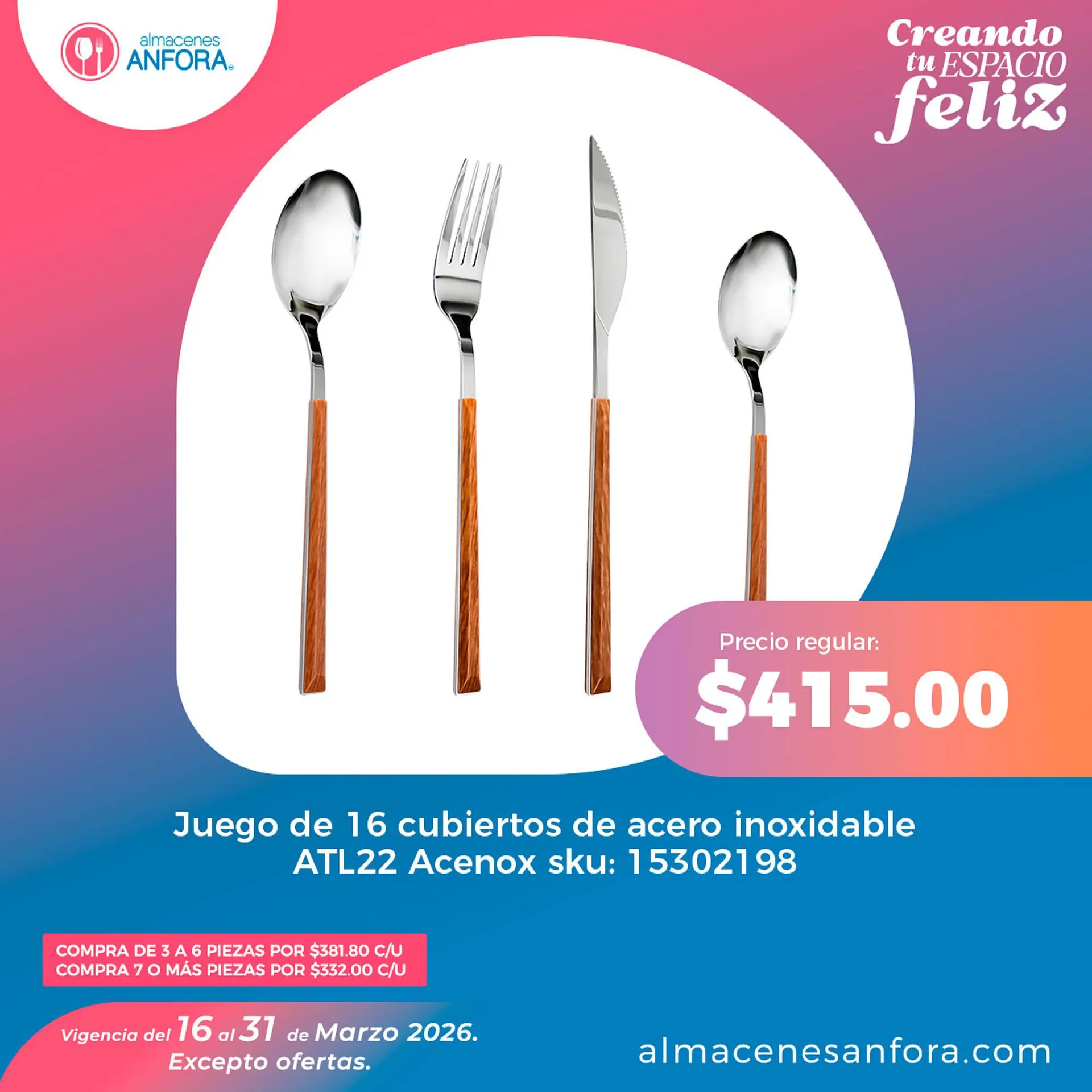 Catálogo de Catálogo Almacenes Anfora 28 de marzo al 31 de marzo 2026 - Pagina 4