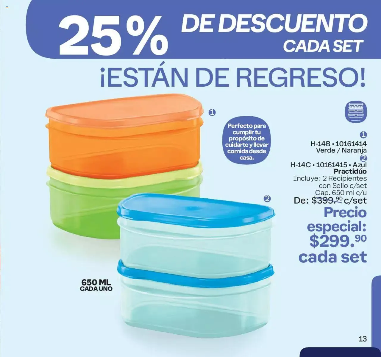 Catálogo de Tupperware catálogo 1 de enero al 21 de enero 2024 - Pagina 13