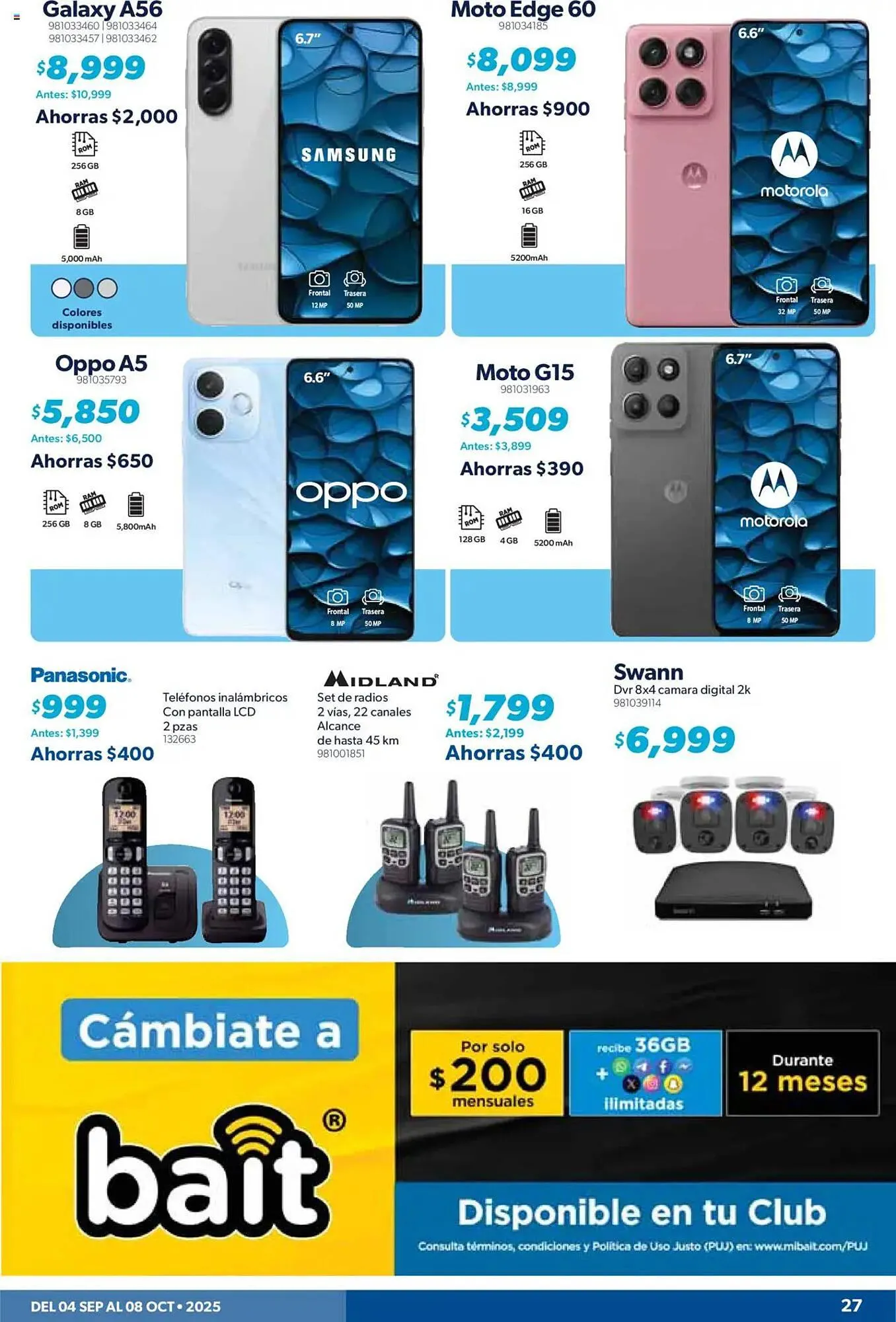 Catálogo de Catálogo Sam's Club 4 de septiembre al 8 de octubre 2025 - Pagina 27