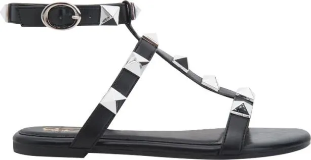 sandalia plana estoperoles