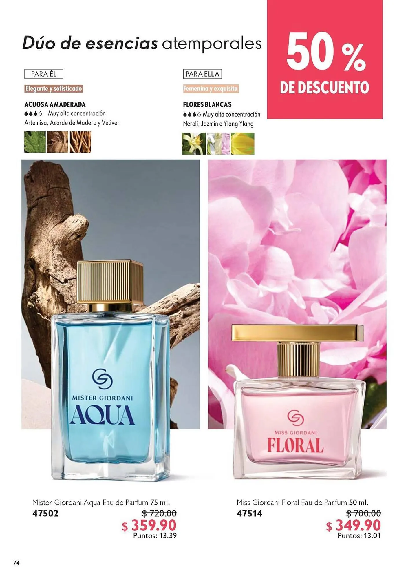 Catálogo de Catálogo Oriflame 6 de octubre al 31 de octubre 2025 - Pagina 74