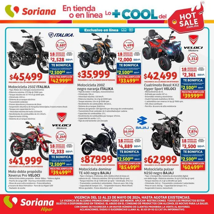 Catálogo de Hot Sale Híper 15 de mayo al 23 de mayo 2024 - Pagina 45