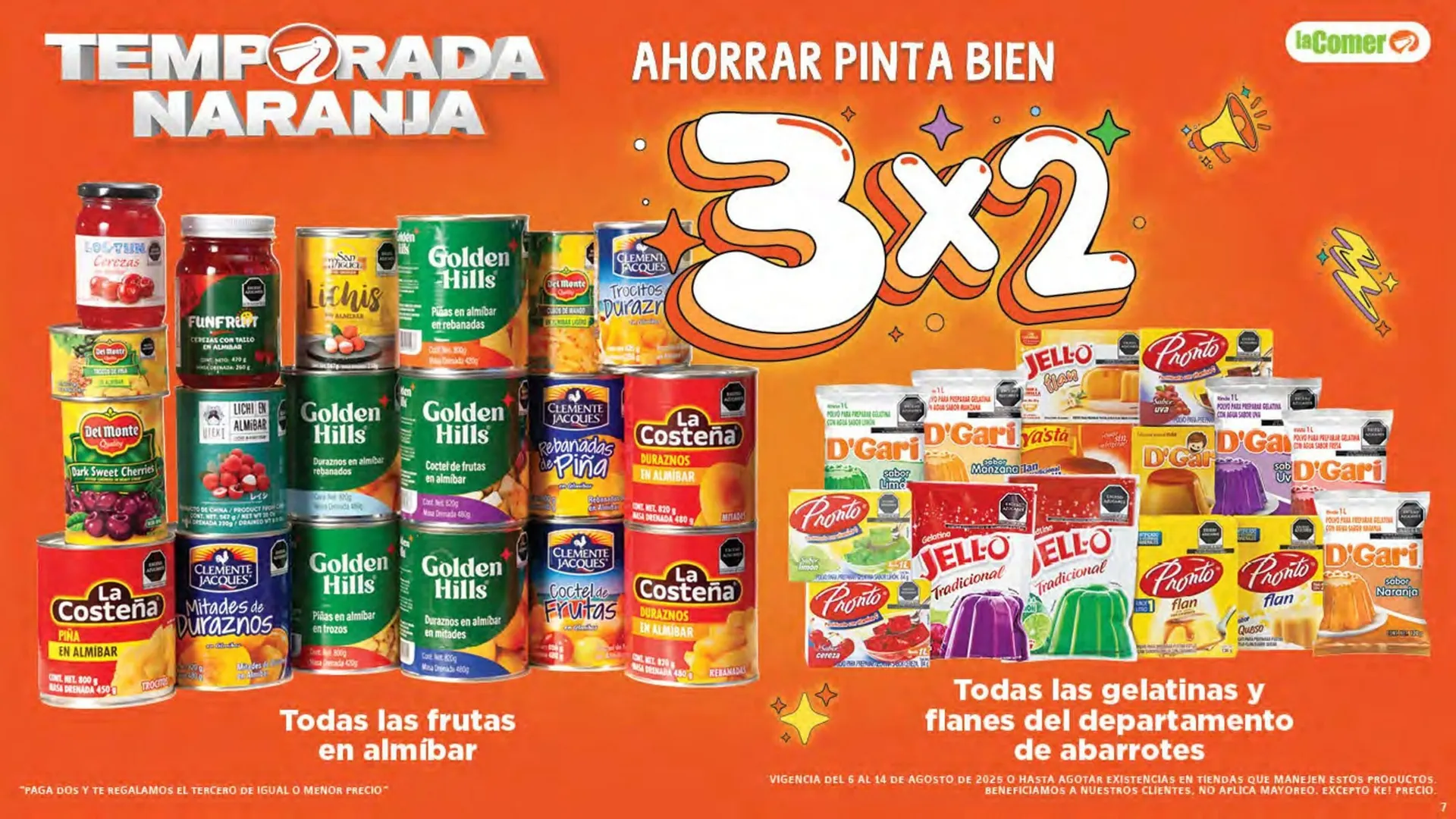 Catálogo de Catálogo La Comer 6 de agosto al 14 de agosto 2025 - Pagina 7
