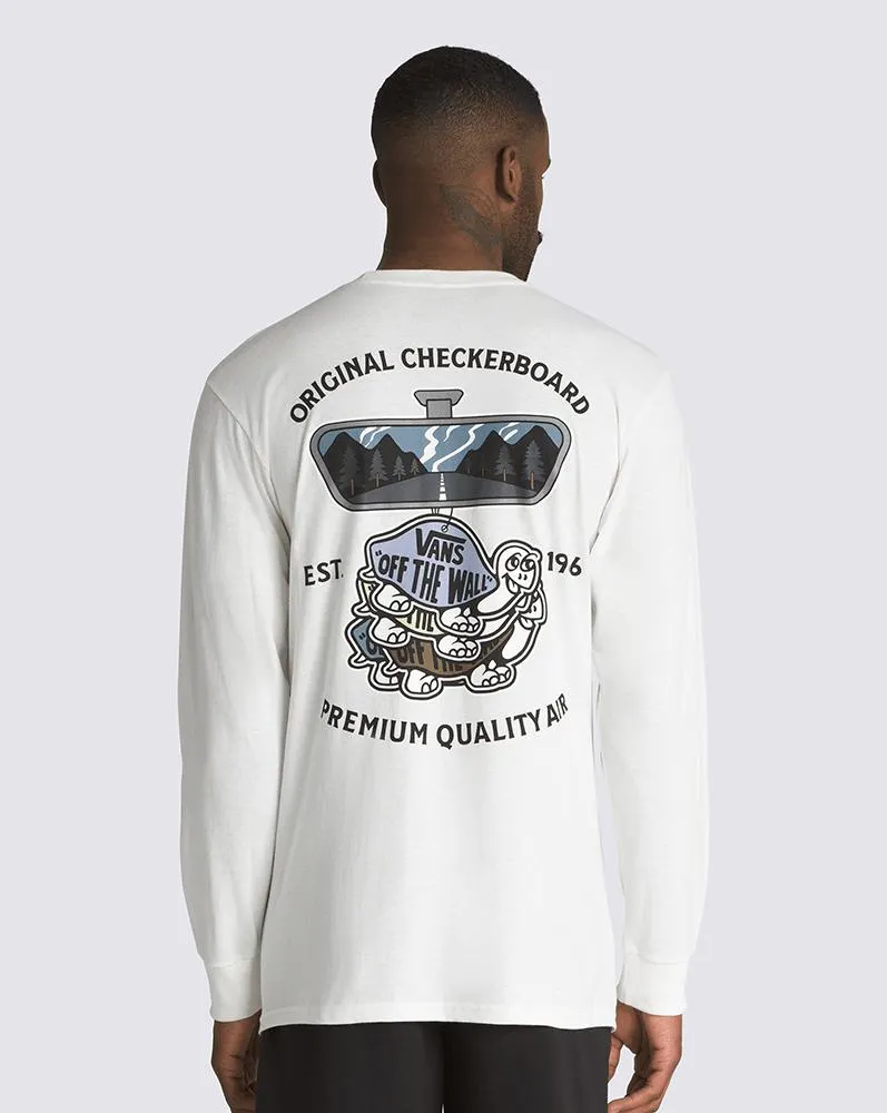 Playeras Vans View Ls Tee Beige GFS8