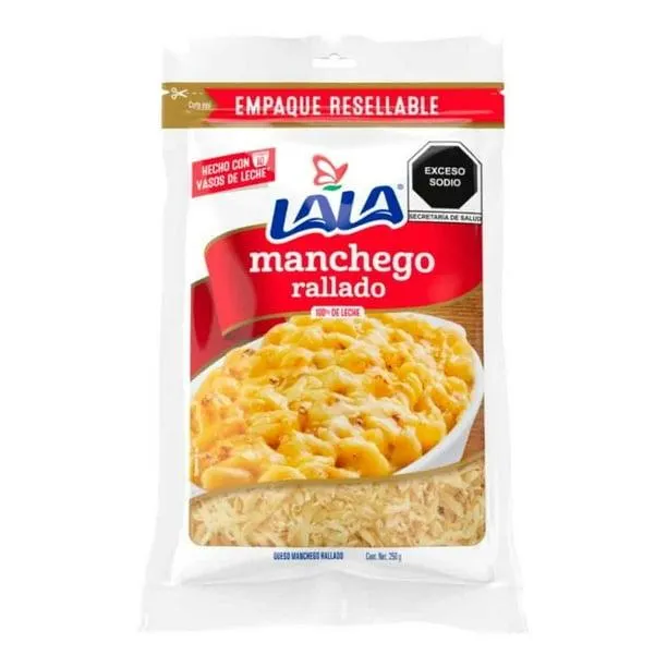 Queso manchego Lala Rallado 250 g
