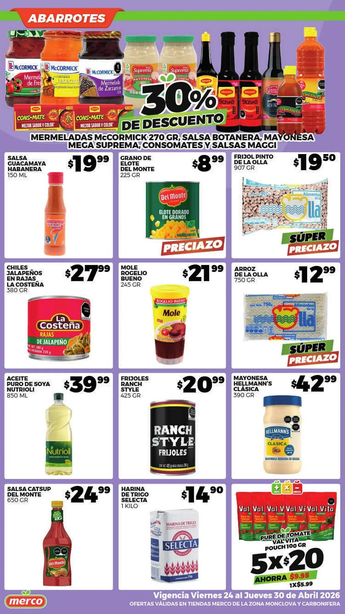 Catálogo de Folleto Merco 24 de abril al 30 de abril 2026 - Pagina 4