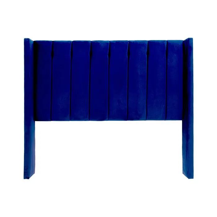 Cabecera Queen/mat Azul Tica