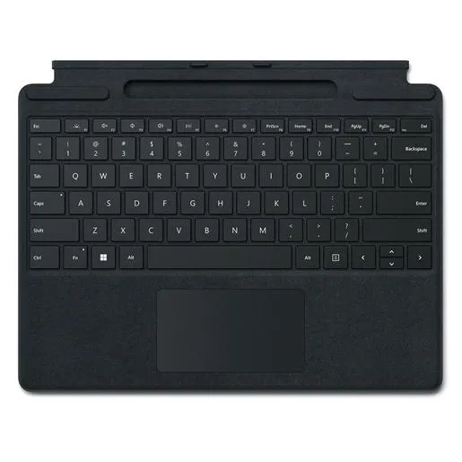 Teclado Inalámbrico con Funda Microsoft 8XA-00081 / Surface Pro 8 / Estándar / Negro