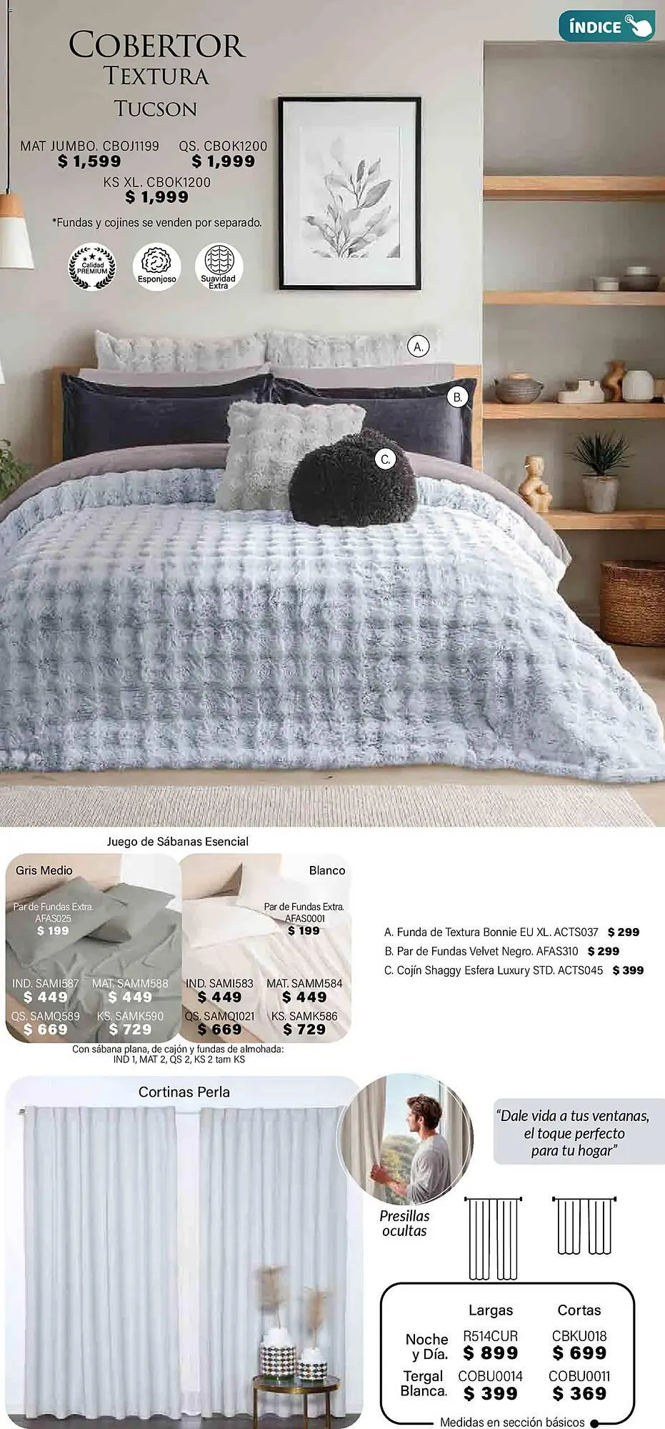 Catálogo de Catálogo Colchas Concord 1 de noviembre al 1 de febrero 2026 - Pagina 354