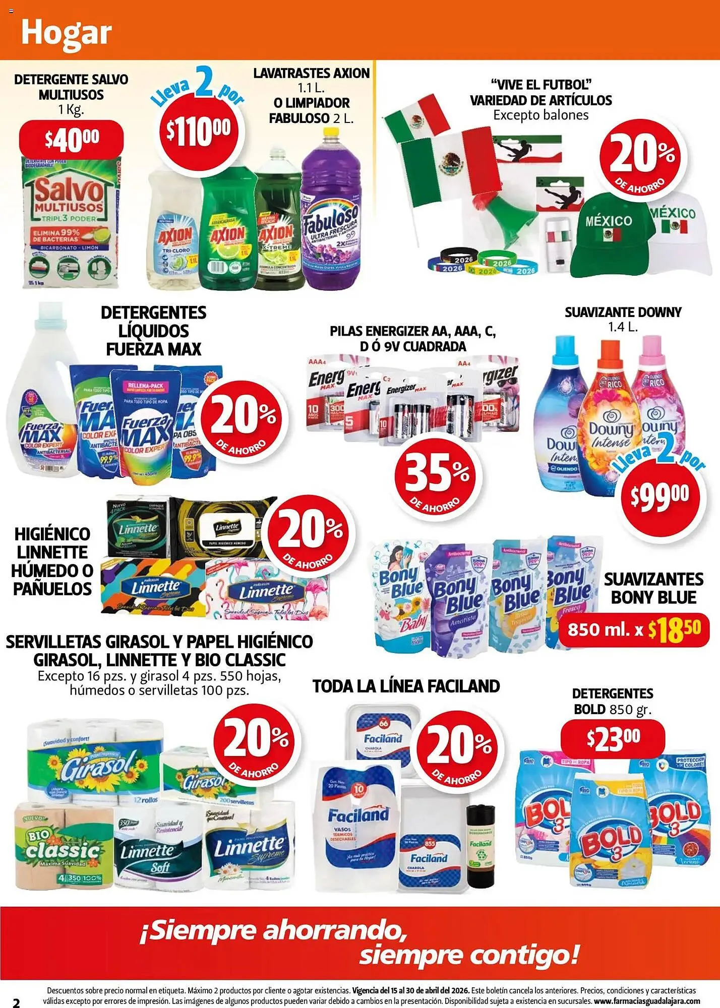 Catálogo de Folleto Farmacias Guadalajara 15 de abril al 1 de mayo 2026 - Pagina 2
