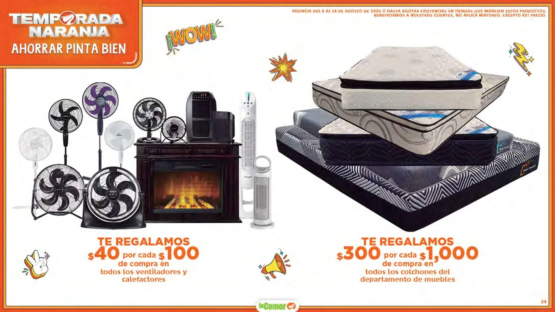 Catálogo de Catálogo La Comer 6 de agosto al 14 de agosto 2025 - Pagina 24