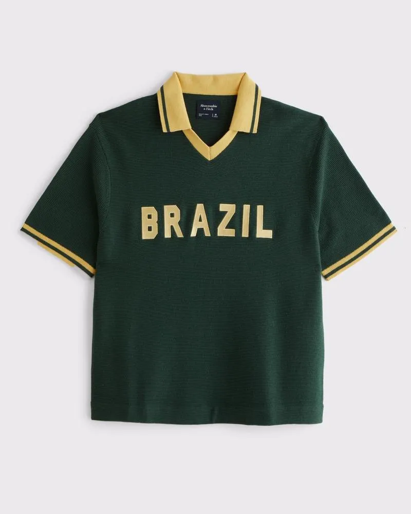 Brazil Soccer Jersey-Inspired Sweater