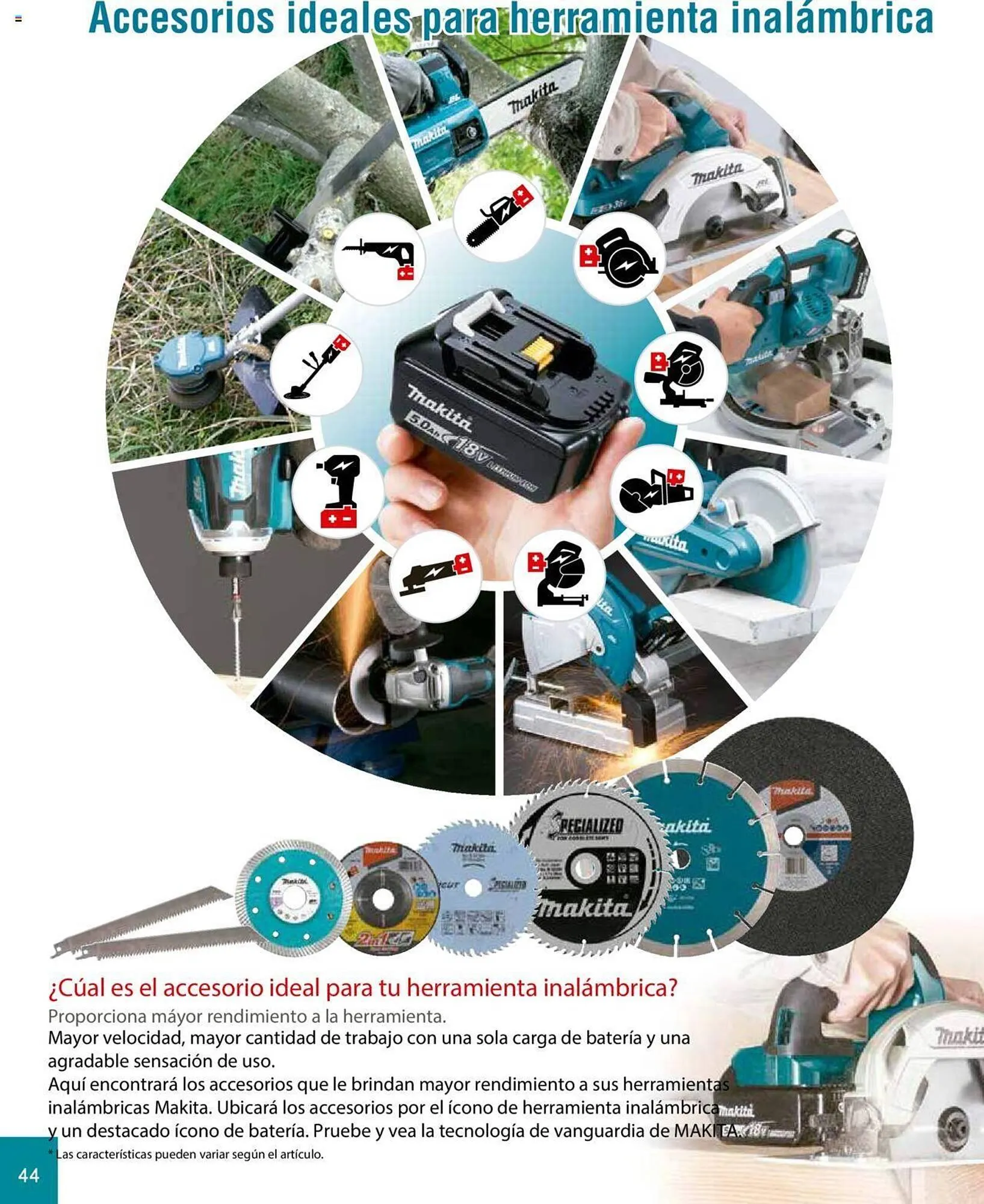 Catálogo de Catálogo Makita 8 de julio al 31 de diciembre 2025 - Pagina 44