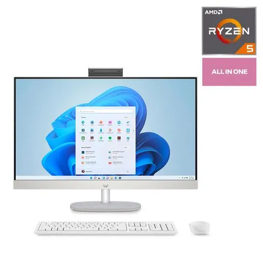 Computadora All in One HP 27-cr0000la AMD Ryzen 5 27 pulg. 512gb SSD 8gb RAM