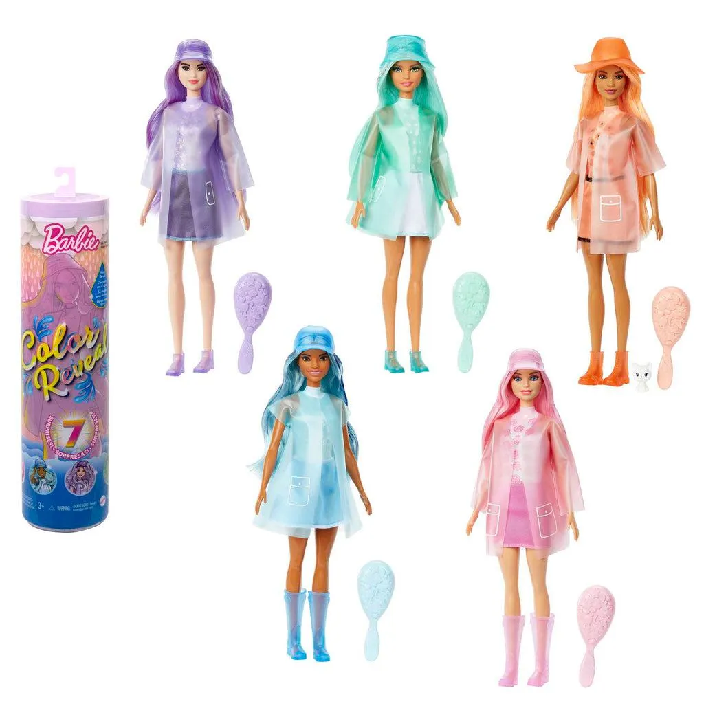Barbie Color Reveal, 7 sorpresas