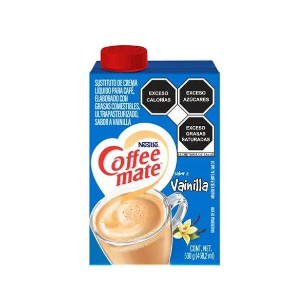 Coffee mate líquido vainilla 530 g