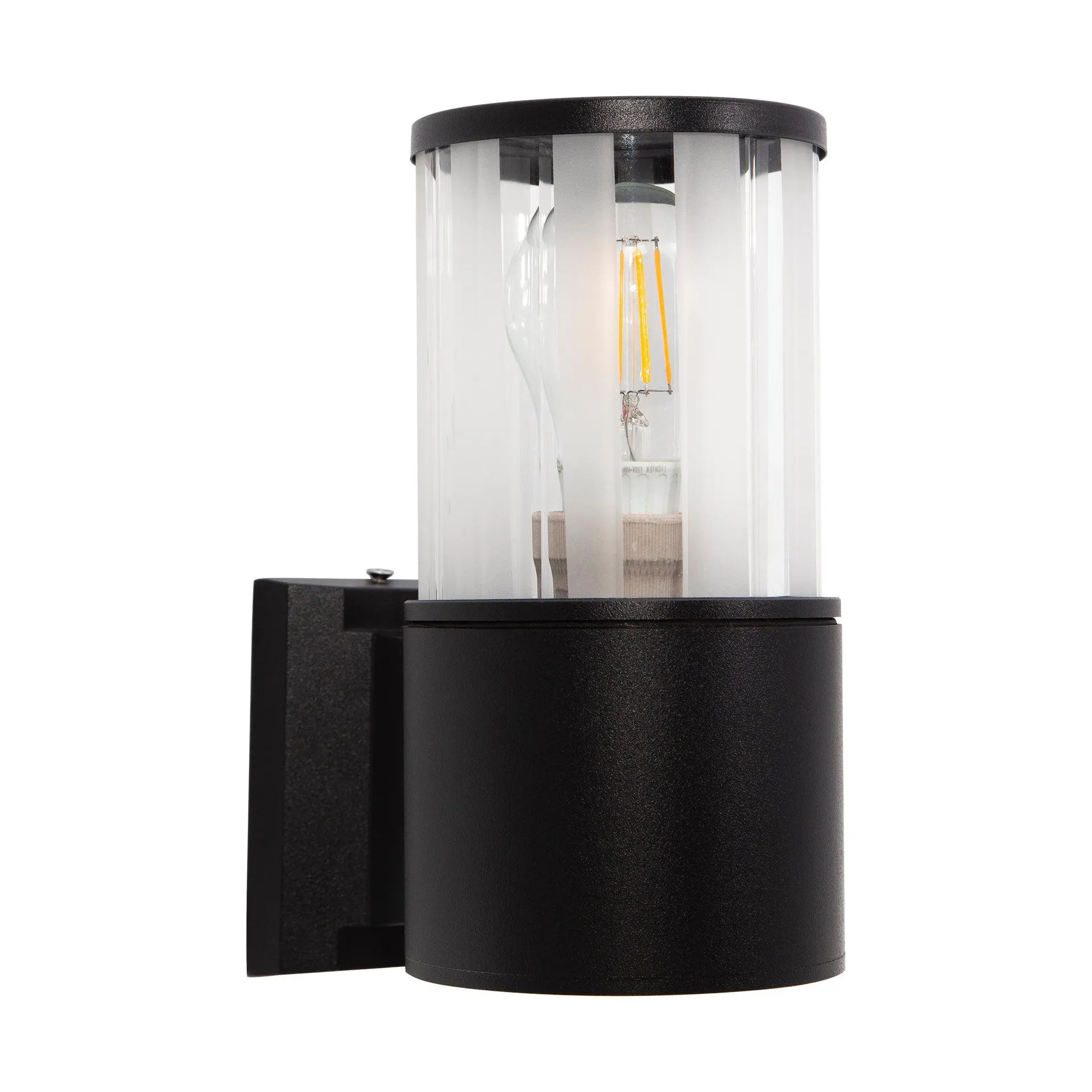 Lámpara para exterior negro 1L E27 60W Berlín