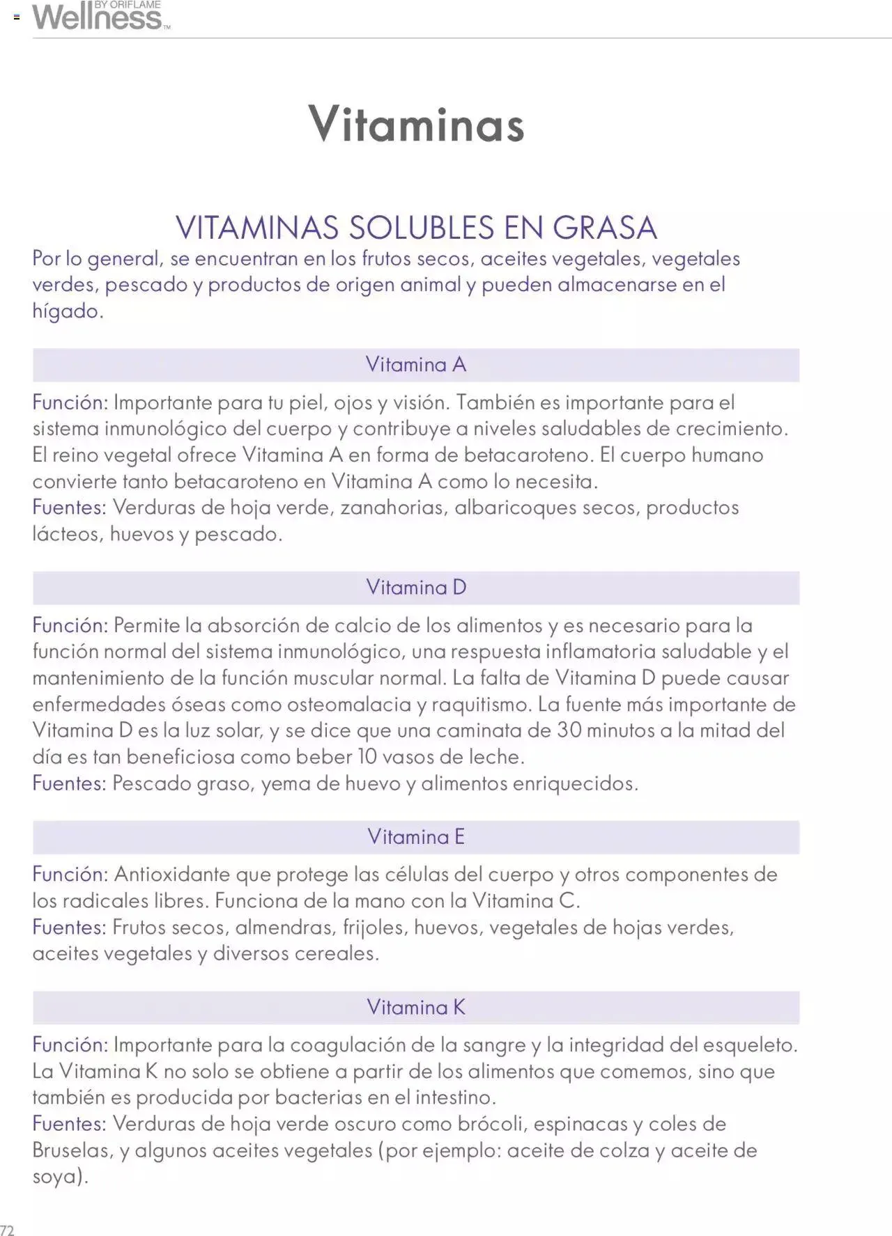 Catálogo de Oriflame - Guía de Producto Wellness 10 de noviembre al 31 de diciembre 2024 - Pagina 68