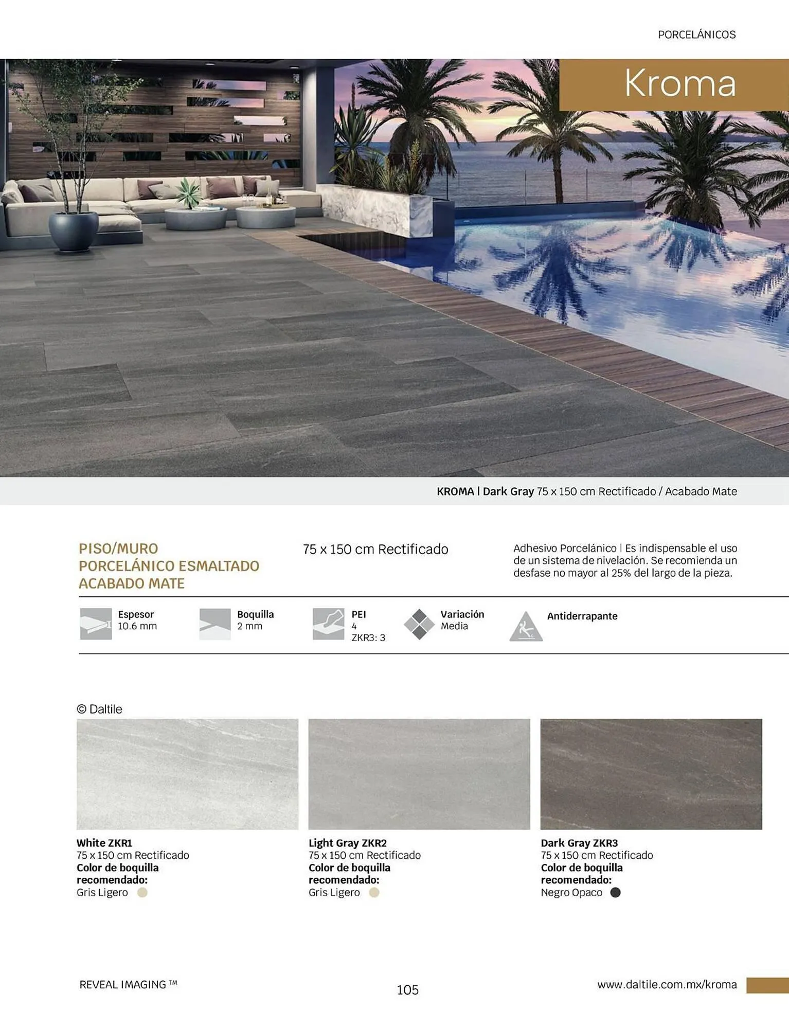Catálogo de Catálogo Daltile 1 de enero al 31 de diciembre 2024 - Pagina 105