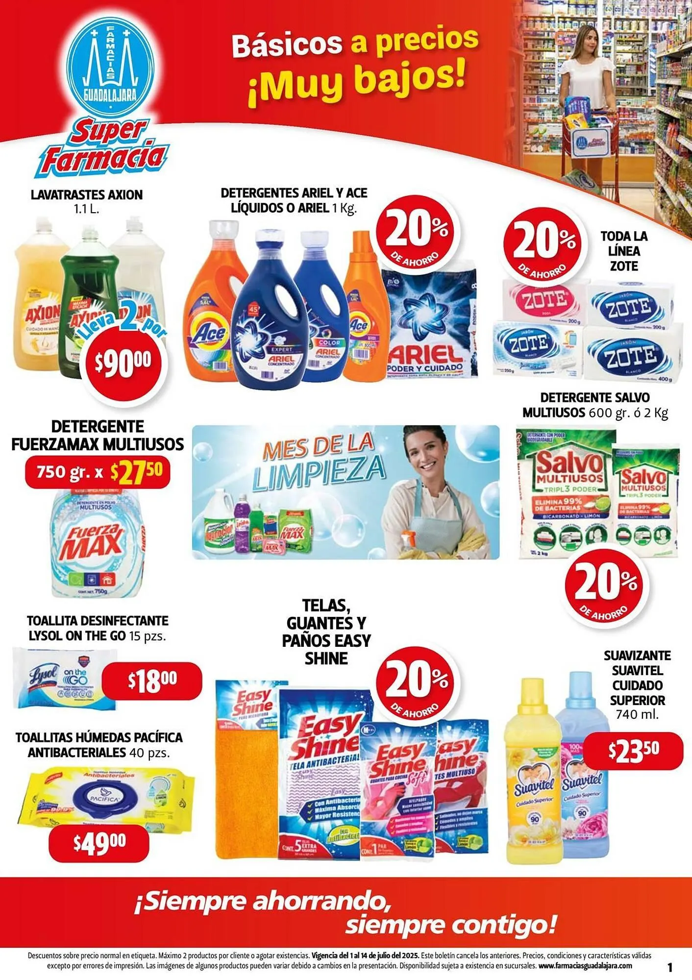 Catálogo de Catálogo Farmacias Guadalajara 1 de julio al 14 de julio 2025 - Pagina 1
