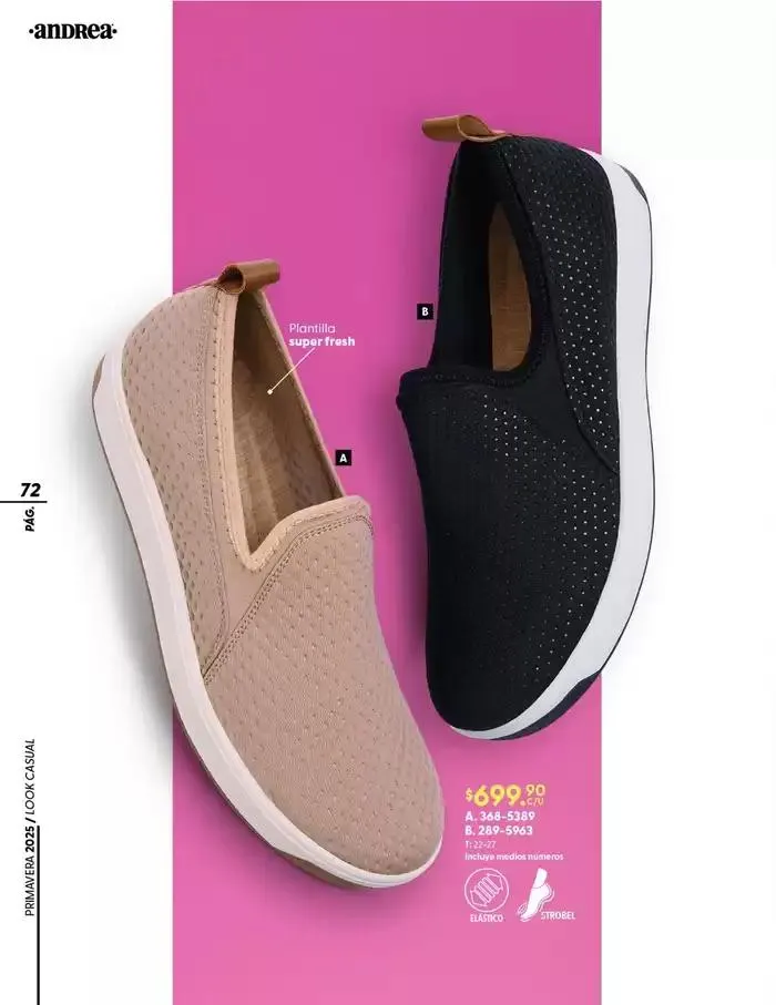Catálogo de ANDREA | CALZADO CONFORT 26 de enero al 24 de mayo 2025 - Pagina 72