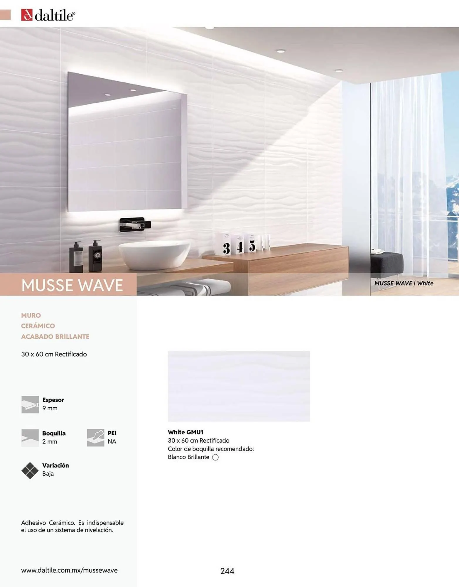 Catálogo de Catálogo Daltile 13 de enero al 31 de diciembre 2026 - Pagina 244