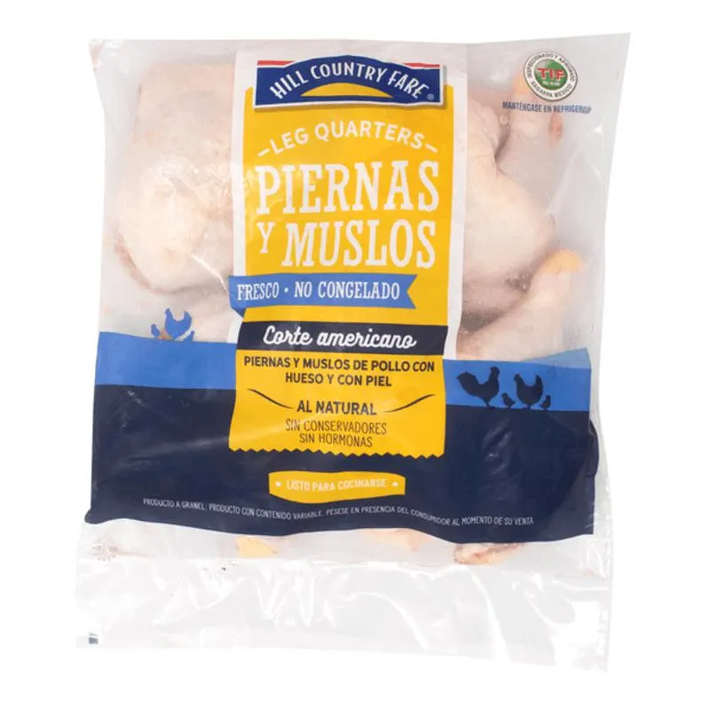 HCF Pierna C/Muslo y Raba Fresca en Bolsa 1 kg