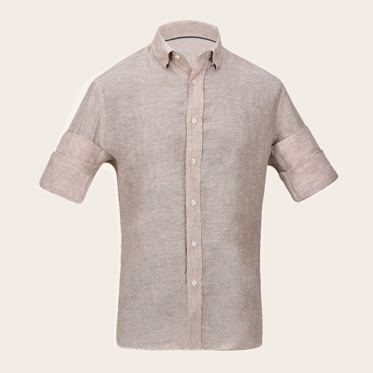 Camisa Cuadra de lino.