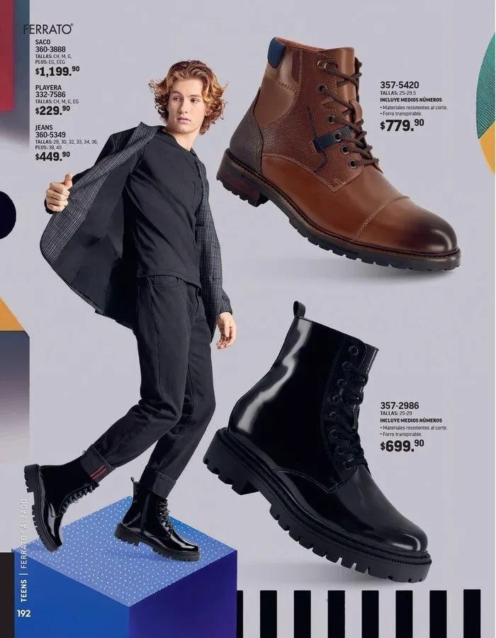 Catálogo de ANDREA - CALZADO CABALLERO 26 de agosto al 25 de enero 2025 - Pagina 102