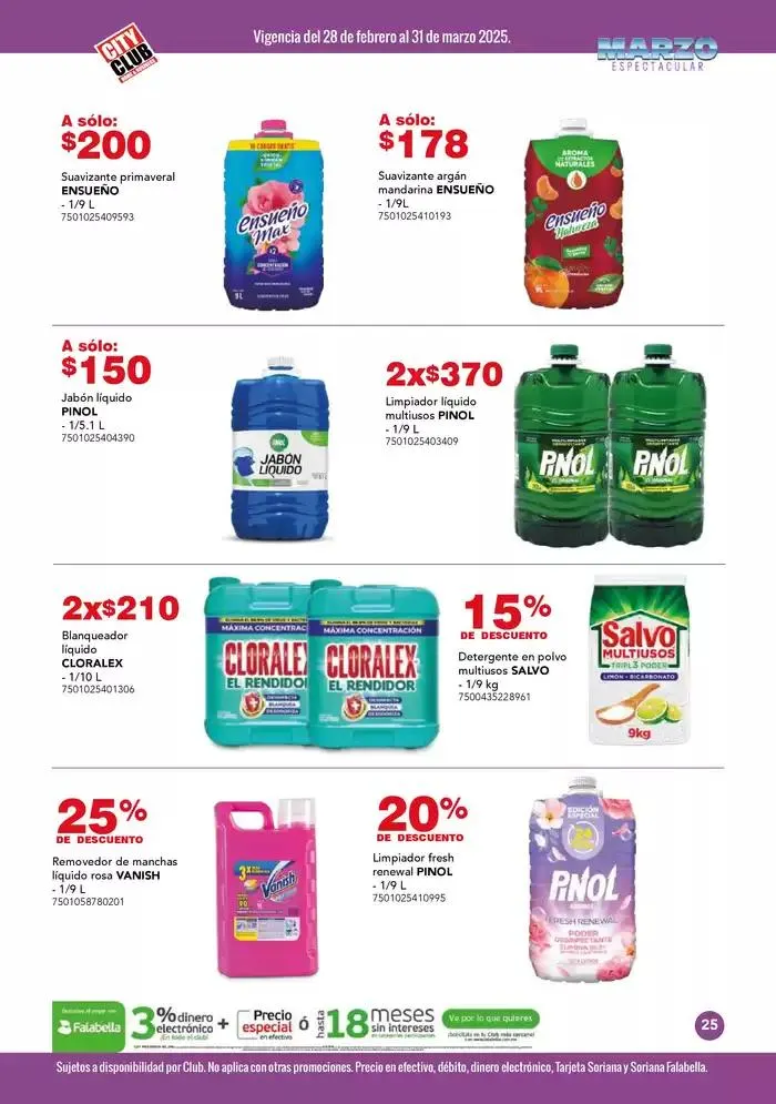 Catálogo de Marzo Espectacular 28 de febrero al 31 de marzo 2025 - Pagina 25