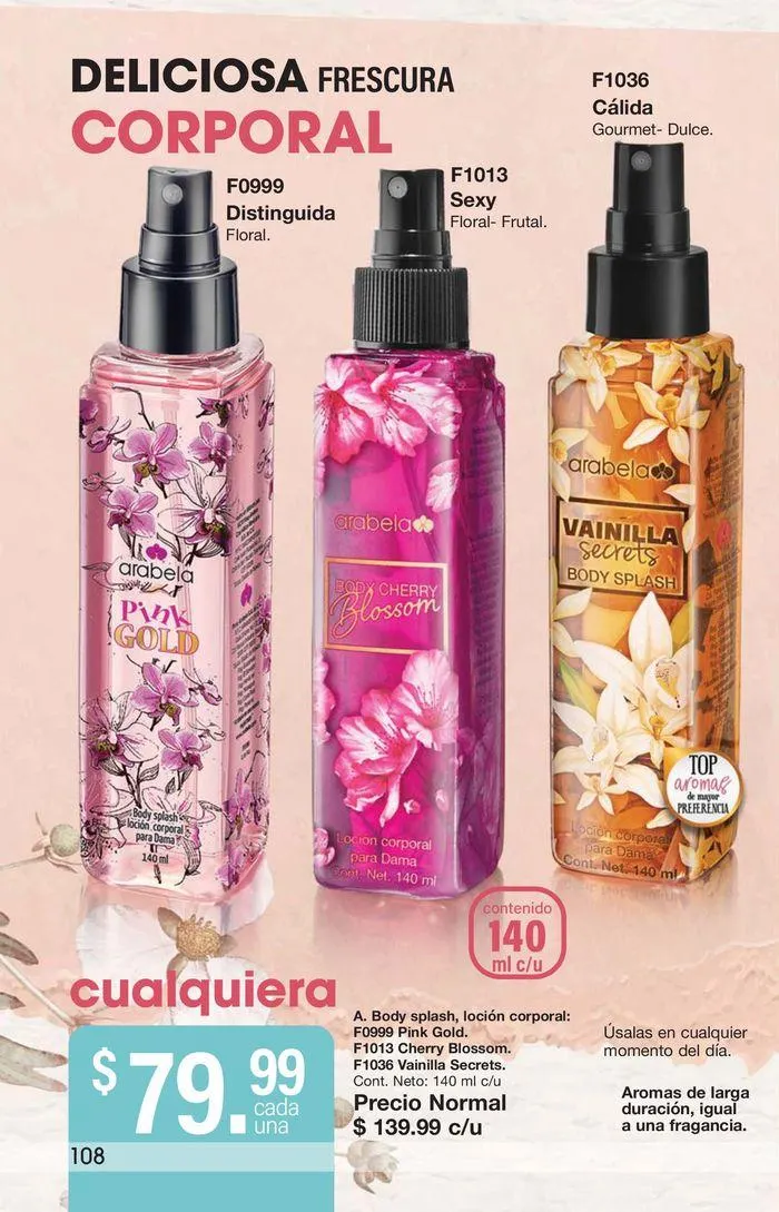 Catálogo de Arabela Campaña 20 29 de agosto al 19 de septiembre 2024 - Pagina 108