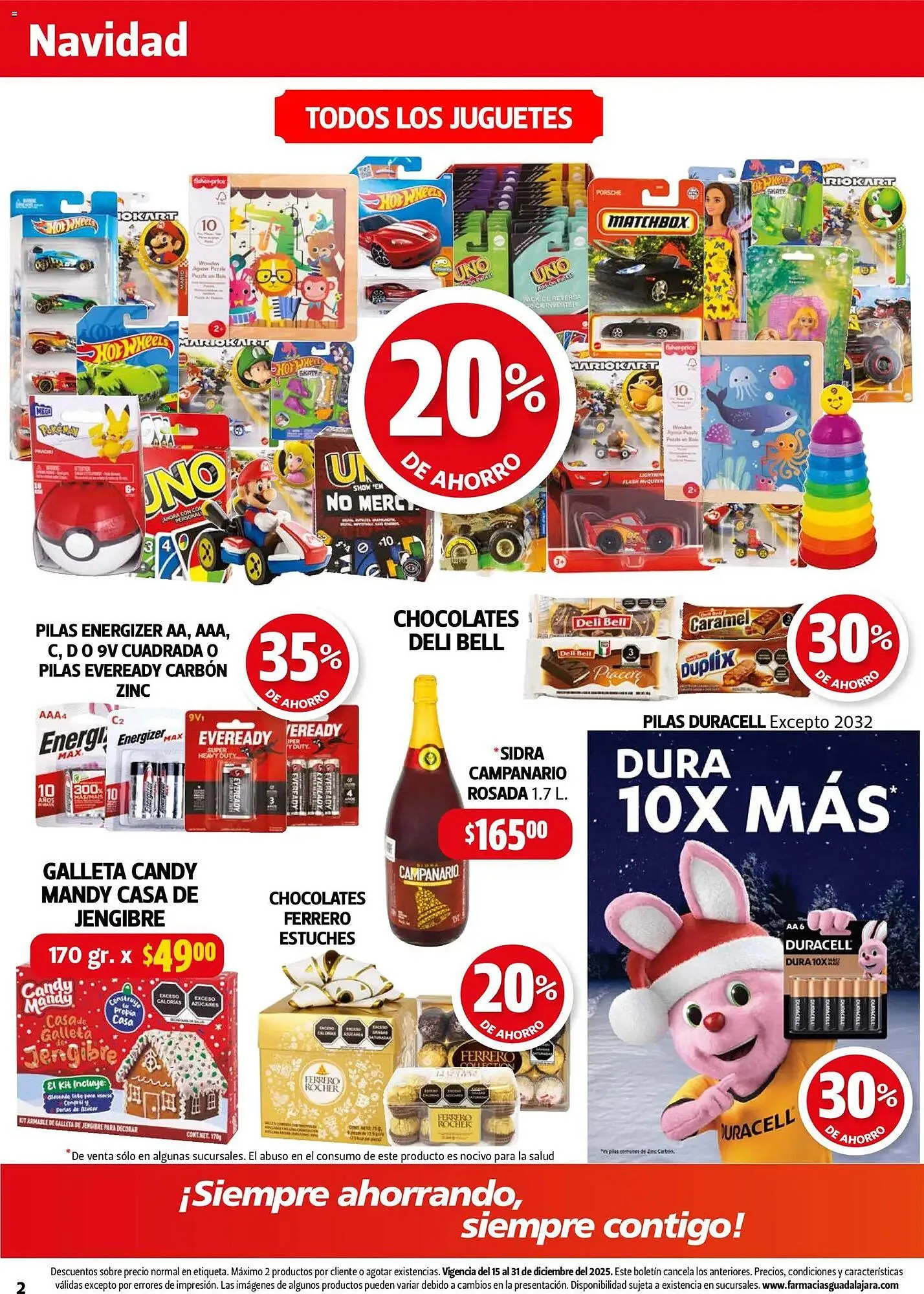Catálogo de Folleto Farmacias Guadalajara 15 de diciembre al 31 de diciembre 2025 - Pagina 2
