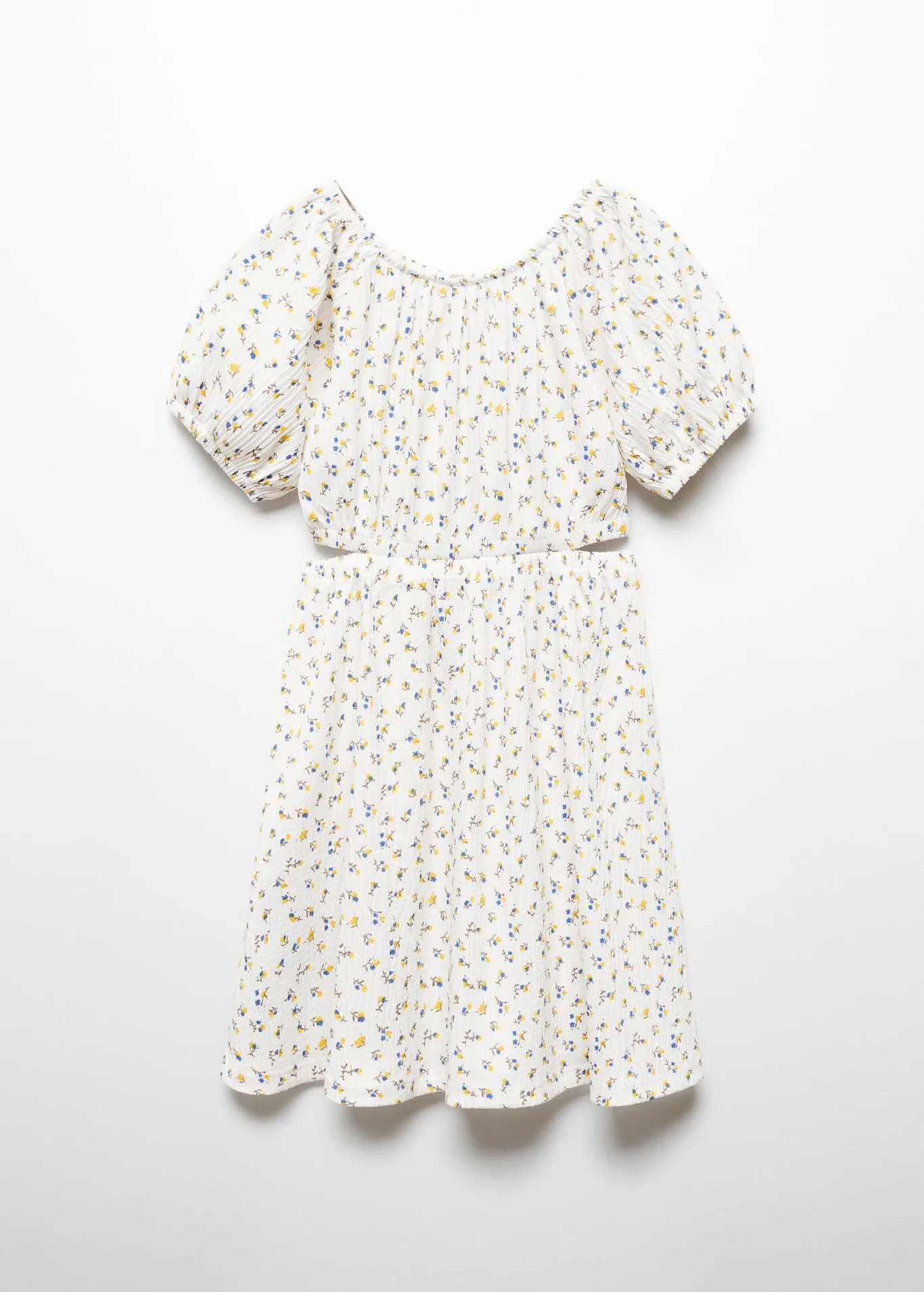 Vestido floral aberturas