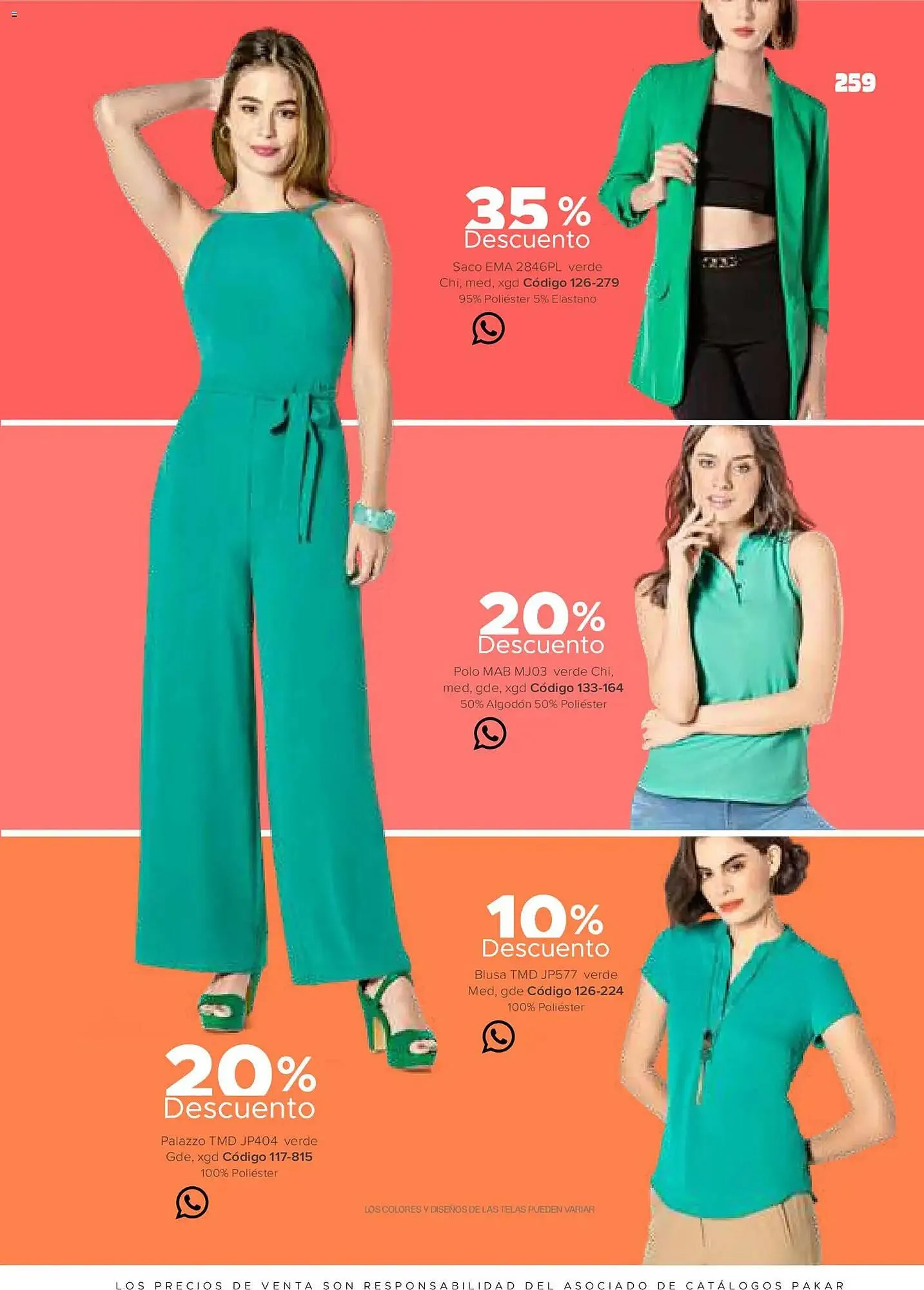 Catálogo de Catálogo SC Pakar 30 de enero al 1 de julio 2026 - Pagina 259