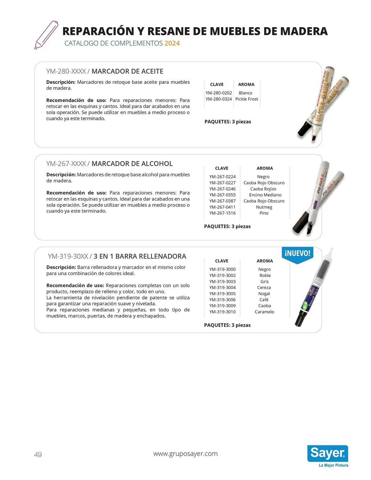 Catálogo de Catálogo Sayer 3 de enero al 31 de diciembre 2024 - Pagina 49