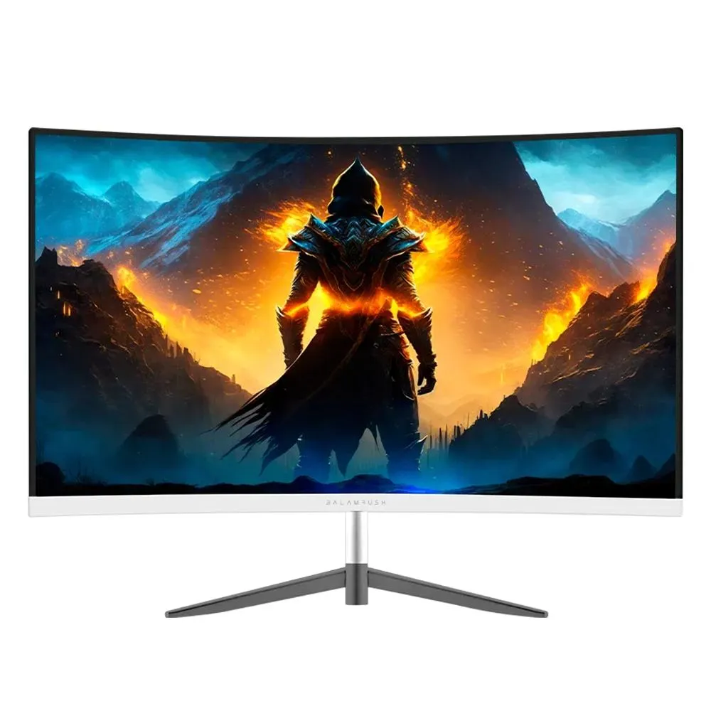 Monitor Gamer Balam Rush MGX23C / Curvo 23.8 Ultra / Earth II / 1ms / 165Hz / Full HD / VA LED / USB-C / White / BR-938334