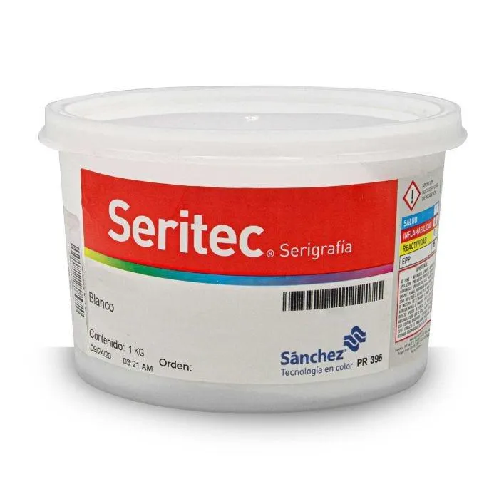 Tinta Caltex Sanchez S56011-1 Blanco Sp 1 Kg. Serigrafia