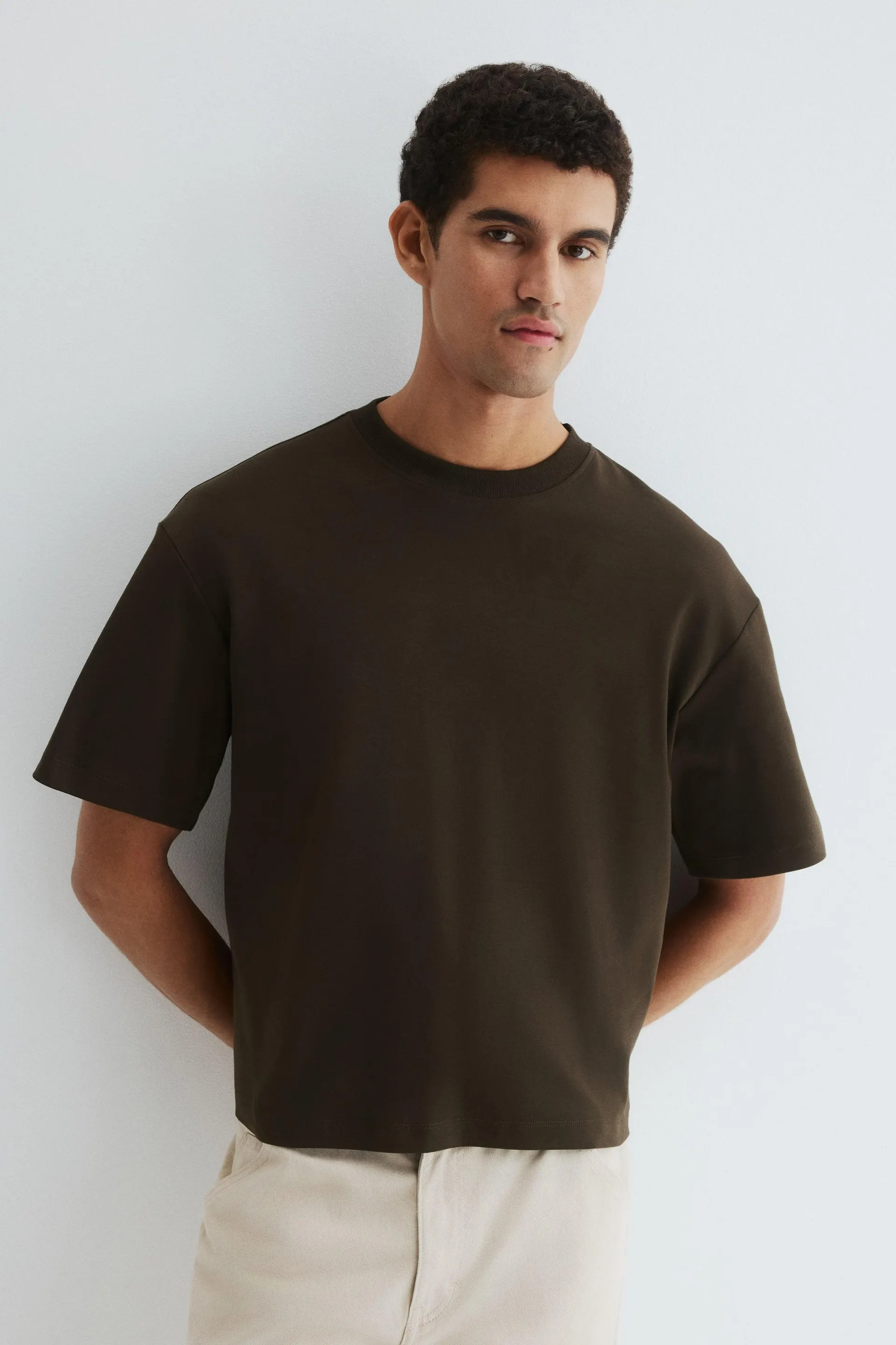 Playera Loose Fit de corte cuadrado