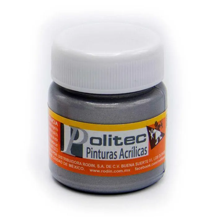 PINTURA ACRILICA POLITEC 30 ML. METALICOS