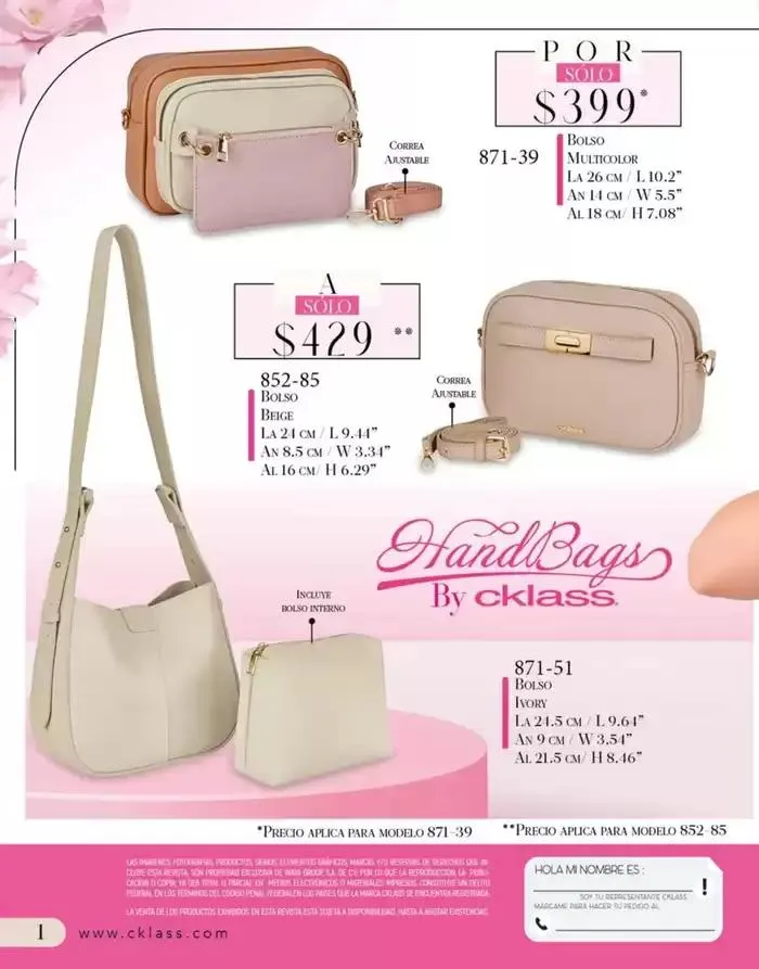 Catálogo de Catálogo Cklass Bolsos Primavera Verano 7 de enero al 30 de junio 2025 - Pagina 12