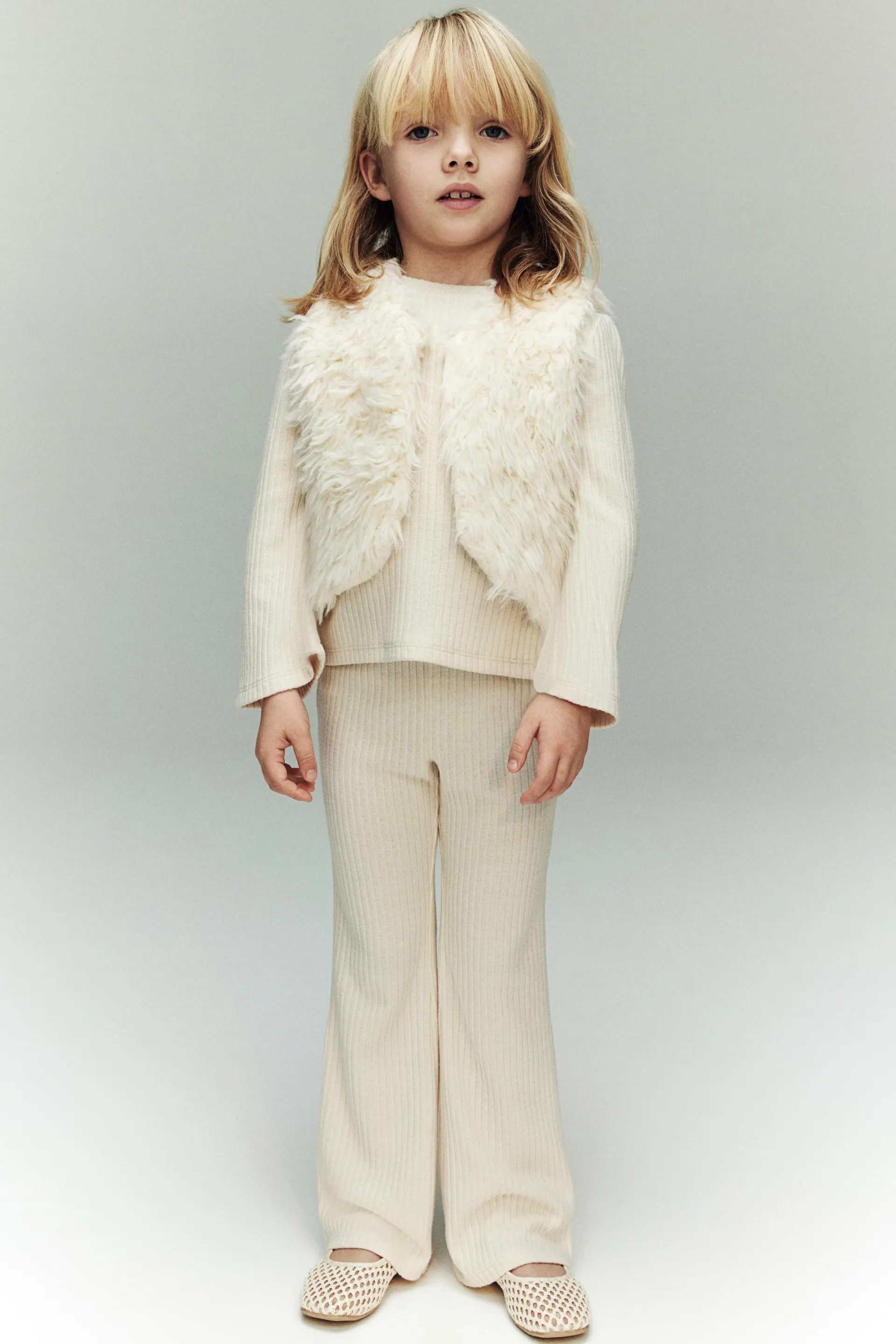 Chaleco de pelo sintético