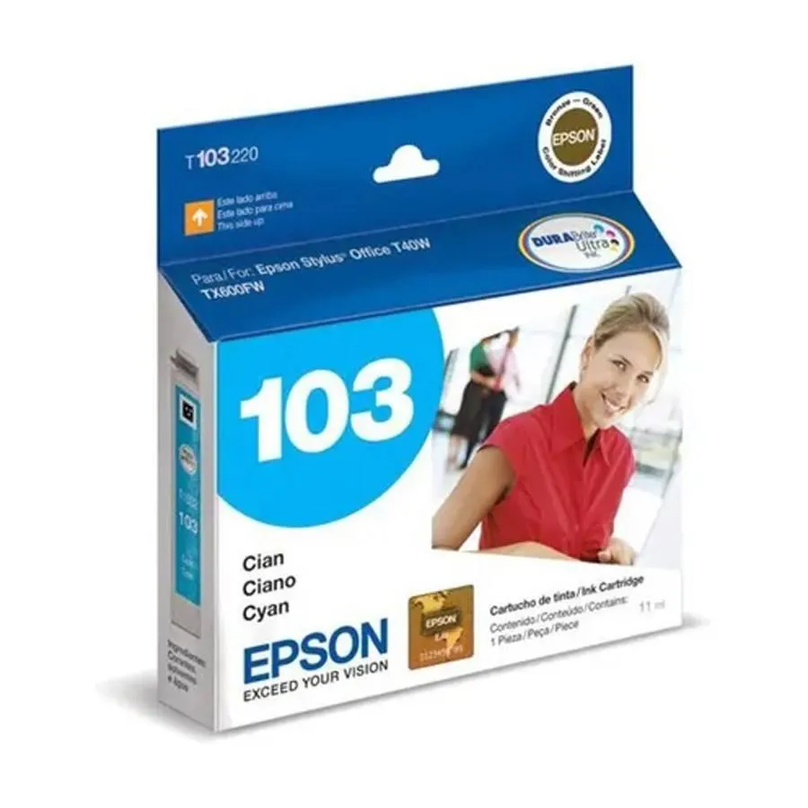 Cartucho Epson T103220 Cyan T1110/T40/Tx515/Tx600/Tx550