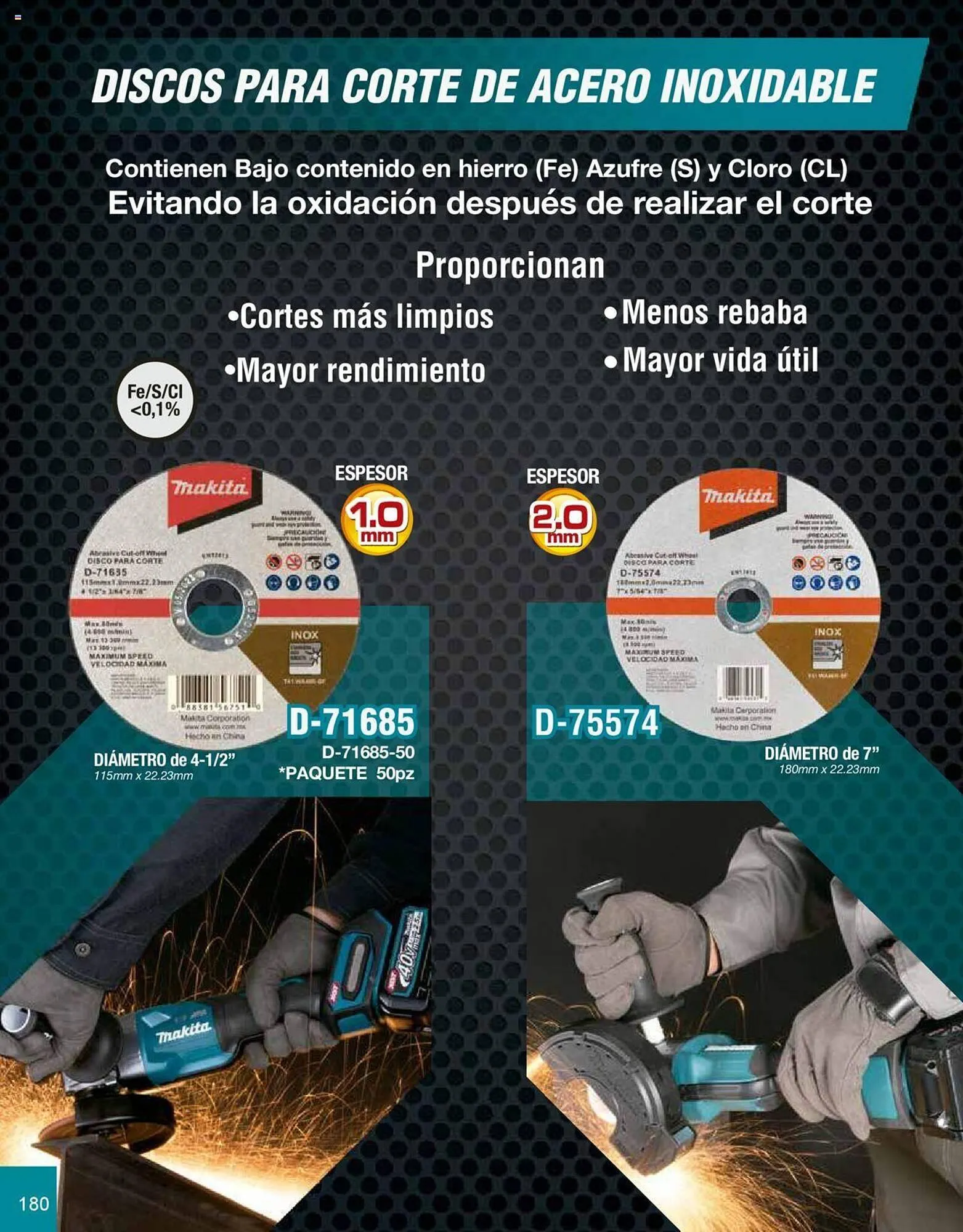 Catálogo de Catálogo Makita 8 de julio al 31 de diciembre 2025 - Pagina 180