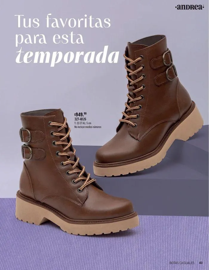 Catálogo de ANDREA - CALZADO DAMA 26 de agosto al 25 de enero 2025 - Pagina 137