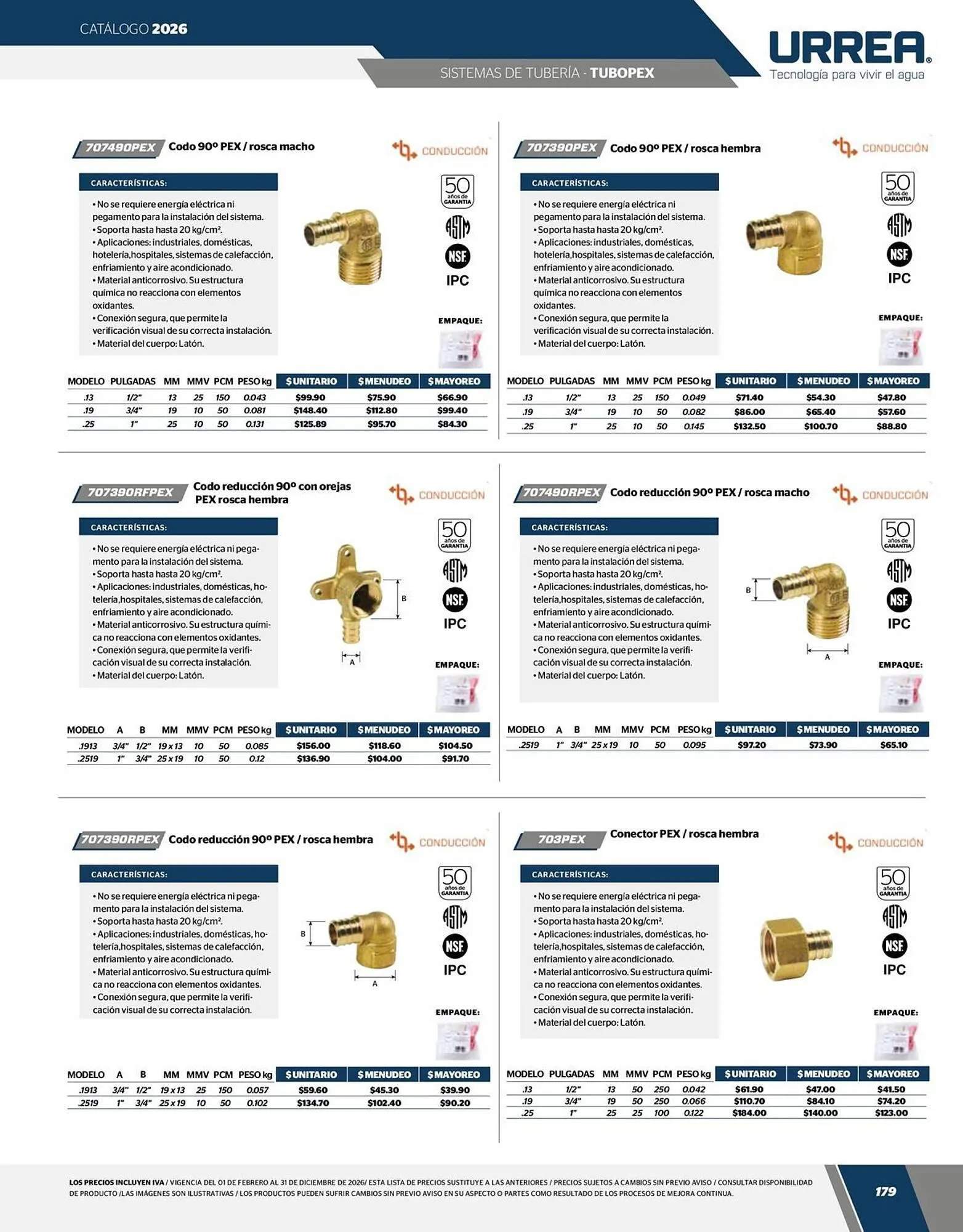 Catálogo de Catálogo Urrea 24 de abril al 31 de diciembre 2026 - Pagina 181